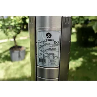 Сондажна водна помпа Gmax 4SPD 517-1.5 с неръждаема турбина/ 1.5kW