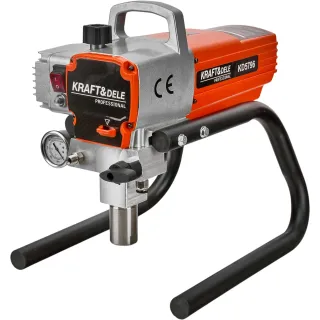 Машина за безвъздушно боядисване + аксесоари KraftDele KD5796/ 1500W Машина за безвъздушно боядисване + аксесоари KraftDele KD5796/ 1500W