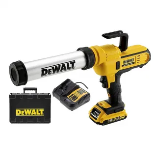 Акумулаторен пистолет за уплътнители и лепила DEWALT DCE580D1, 18 V, 2 Ah