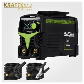 Инверторен заваръчен апарат KraftDele KD1784/ 330A Инверторен заваръчен апарат KraftDele KD1784/ 330A