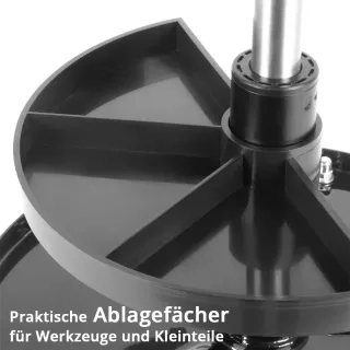 Автомонтьорска табуретка с колелца STAHLWERK 6319/ 130 кг