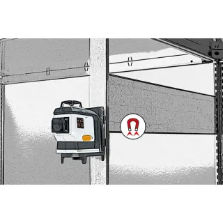 Магнитна стойка за нивелири Laserliner CrossGrip/ 90-150 мм