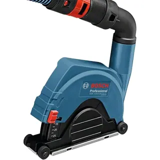 Комплект ъглошлайф и прахоуловител BOSCH GWS 14-125 + GDE 115/125 FC-T