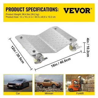 Комплект транспортни колички за автомобили VEVOR TAD3503LTYWQ00001V0/ 2бр./ 1 т
