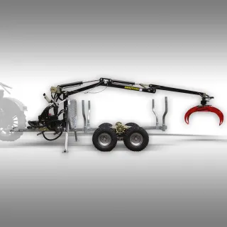 Ремарке за дървен материал Jansen HRW-15pro, 6.5 к.с. Ремарке за дървен материал Jansen HRW-15pro, 6.5 к.с.