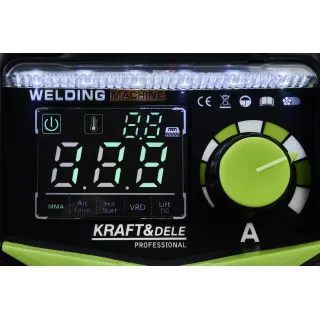 Инверторен заваръчен апарат KraftDele KD1784/ 330A Инверторен заваръчен апарат KraftDele KD1784/ 330A
