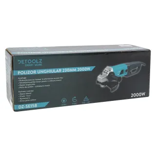 Електрически ъглошлайф Detoolz DZ-SE158/ 2kW/ 230 мм