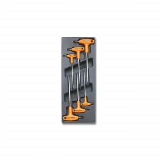 К-т ключове Г-образни TORX с дръжка Beta Tools 2424 T55