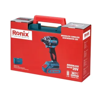 Акумулаторен ударен винтоверт Ronix 8671/ 20V/ 2x2Ah