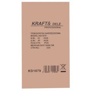 Количка за инструменти KraftDele KD1079