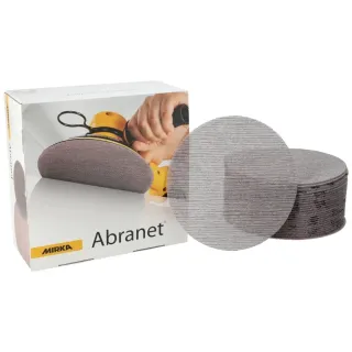 Комплект абразивен диск Mirka ABRANET 175 мм/ P240/ 50 бр. Комплект абразивен диск Mirka ABRANET 175 мм/ P240/ 50 бр.