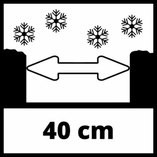 Акумулаторен снегорин EINHELL GE-ST 36/40 Li E SOLO/ 18V