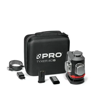 Комплект лазерен нивелир + аксесоари PRO TYXER 4DG/ 30 м