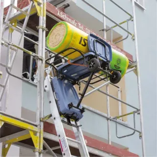 Акумулаторен асансьор за строителни материали GEDA BatteryLadderLift/ 24 V/10 Ah Акумулаторен асансьор за строителни материали GEDA BatteryLadderLift/ 24 V/10 Ah