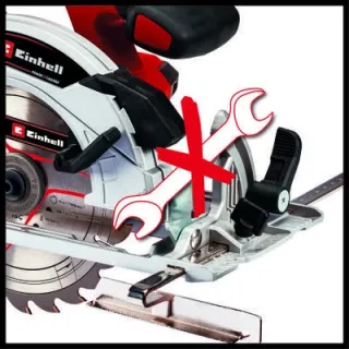 Акумулаторен ръчен циркуляр Einhell TE-CS18/165-1 Li-Solo, 18 V