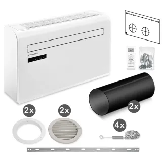 Стенен климатик WiFi TROTEC PAC-W 2650 SH/ с дистанционно/ 1kW/ 2.6kW