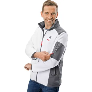 Акумулаторно подгряващо поларено яке FLEX TF White 10.8/18.0 М Men/ 10.8V/18V Акумулаторно подгряващо поларено яке FLEX TF White 10.8/18.0 М Men/ 10.8V/18V