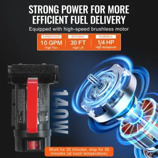 Помпа за прехвърляне на гориво VEVOR DCFD40A/ 12V