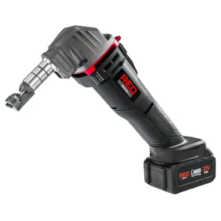 Акумулаторна ножица за ламарина RED TECHNIC RTANSDB0173/ 21V/ 2x3Ah