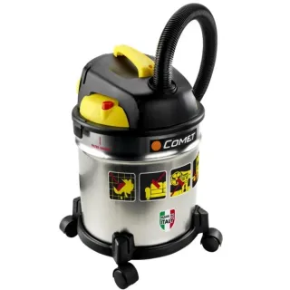 Прахосмукачка за сухо и мокро почистване COMET CV 20 S/ 1200W/ 20 л