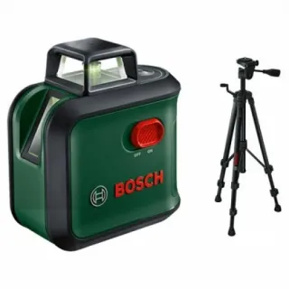 Лазерен нивелир Bosch AdvancedLevel 360 + статив + батерии + чанта, 24 м