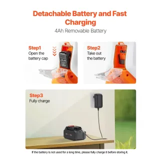 Акумулаторна гръбна пръскачка VEVOR XF-16M15A-US/ 18V/ 4Ah