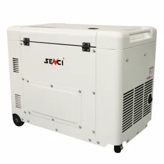 Дизелов звукоизолиран генератор за ток SENCI SCD7500TEQ/ 400V/ 7.5kW
