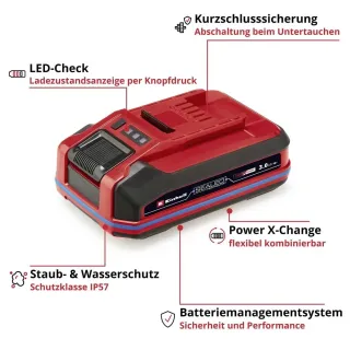 Акумулаторна батерия Einhell SEALED Plus/ 3Ah Акумулаторна батерия Einhell SEALED Plus/ 3Ah