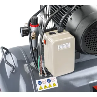 Маслен трифазен компресор Powermat PM-KO-200T-400V/ 3 kW/ 200 л