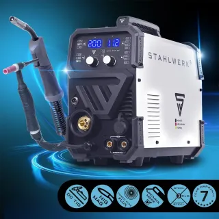 Инветорен заваръчен апарат STAHLWERK MTM-200 ST/ 200A