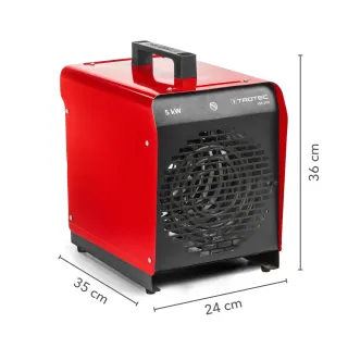 Електрически калорифер TROTEC TDS 29 E/ с термостат/ 400V/ 5kW