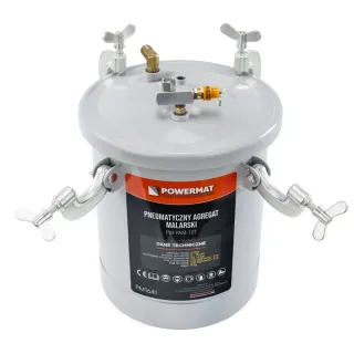Пневматичен агрегат за боядисване Powermat PM-PAM-10T/ 10 л Пневматичен агрегат за боядисване Powermat PM-PAM-10T/ 10 л