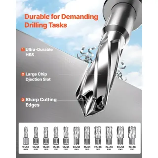 Магнитна бормашина VEVOR ZT-40HA/ 1400W