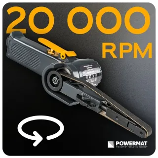 Пневматичен лентов шлайф Powermat PM-PST-330T/10x330 мм