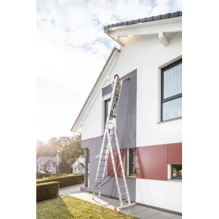 Трираменна алуминиева стълба със стълбищна функция KRAUSE TRIBILO 3x12