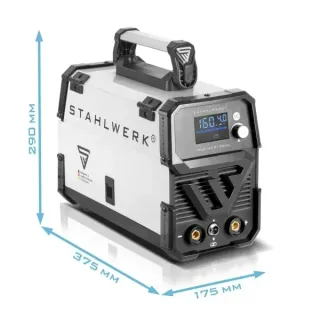 Инверторен заваръчен апарат 3в1 STAHLWERK FLUX 160 ST Digital/ 160A