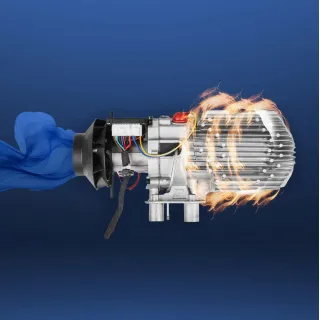 Преносим дизелов отоплител с дистанционно KraftDele KD11781/ 8kW/ 10 л/ термостат/ LCD дисплей