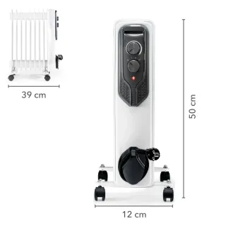 Маслен радиатор TROTEC TRH 20 E/ с термостат / 2kW