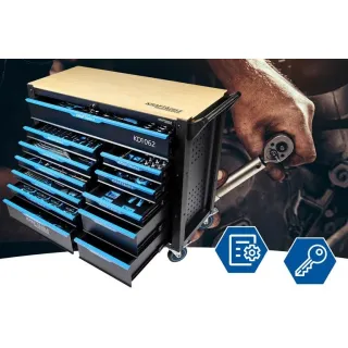 Количка с инструменти KraftDele KD1062/ 501 части