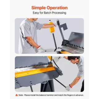 Машина за огъване на ламарина VEVOR W2.5x1220/ 1220 мм Машина за огъване на ламарина VEVOR W2.5x1220/ 1220 мм