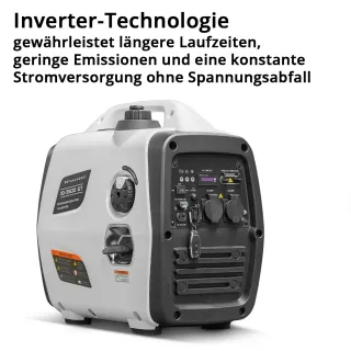 Инверторен бензинов генератор STAHLWERK IG-3500 ST/ 3,5 kW / 230V/ 8л Инверторен бензинов генератор STAHLWERK IG-3500 ST/ 3,5 kW / 230V/ 8л