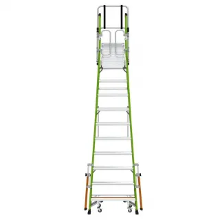 Стълба с предпазен кош Little Giant Safety Cage 1x10