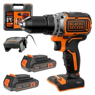 Акумулаторен винтоверт Black and Decker BL186K1B2/ 18V/ 2 Ah