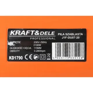 Саблен трион KraftDele KD1790/ 2100W