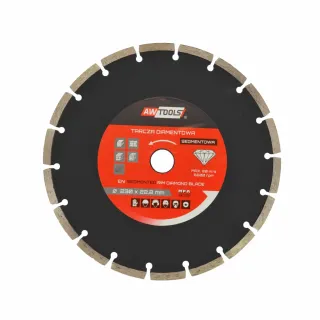 Диамантен сегментиран диск AWTools AW45300/ 300 мм