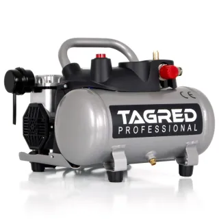 Безмаслен двубутален компресор TAGRED TA380 PRO/ 1100W/ 230V/ 6л