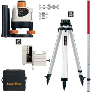 Ротационен лазерен нивелир Laserliner BeamControl-Master 120 Set