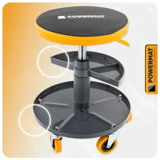 Автомонтьорски стол Powermat PM-SWA-150T/ 150 кг