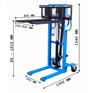 Палетен стакер STILER 500 KG/ 0.5 т