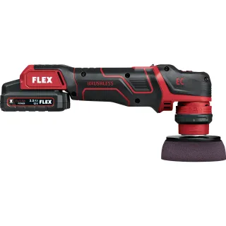 Акумулаторна полирмашина FLEX PXE 80 12-EC/2.5 SET/ 12V/ 2x2.5Ah